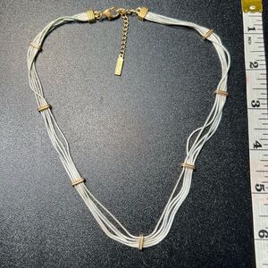 Napier Liquid Silver Tone Gold Tone Hardware Necklace